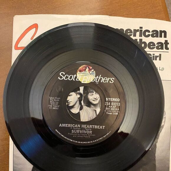 Vintage American heartbeat Eye of the tiger vinyl - Picture 4 of 4